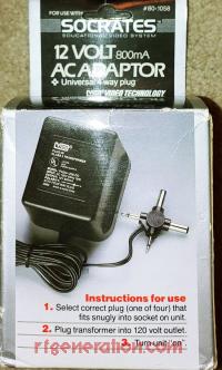 12 Volt AC Adaptor  Box Front 200px
