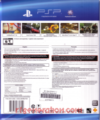 Sony PSP PSP 3000 Core Pack System - Piano Black Box Back 200px