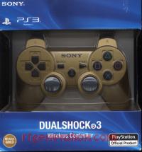 Sony DUALSHOCK 3 Wireless Controller Metallic Gold Box Front 200px