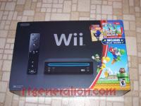 Nintendo Wii New Super Mario Bros. Wii & Music CD Bundle Box Front 200px