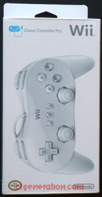 Nintendo Wii Classic Controller Pro White Box Front 200px