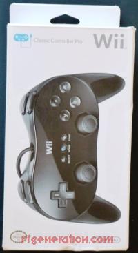 Nintendo Wii Classic Controller Pro Black Box Front 200px
