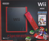 Nintendo Wii Mini Mario Kart Wii Bundle Box Front 200px