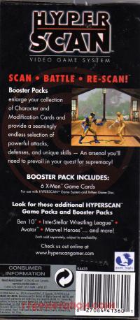 X-Men Booster Pack  Box Back 200px