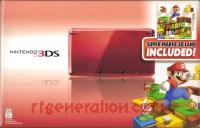 Nintendo 3DS Flame Red with Super Mario 3D Land Box Front 200px