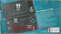 new Nintendo 2DS XL Black + Turquoise Box Back 200px