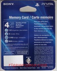 Sony PS Vita 4GB Memory Card  Box Back 200px