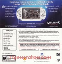 Sony PS Vita Assassin's Creed III: Liberation Limited Edition Crystal White WiFi Model Box Back 200px