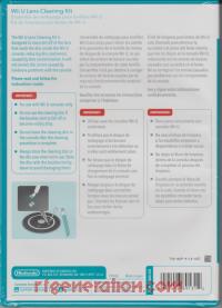 Wii U Lens Cleaning Kit  Box Back 200px
