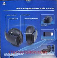 PlayStation Gold Wireless Stereo Headset Jet Black Box Back 200px