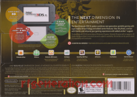 new Nintendo 3DS XL Majora's Mask Edition Box Back 200px