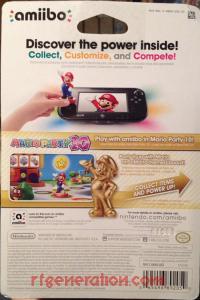 Amiibo: Super Mario Bros.: Mario Gold Box Back 200px