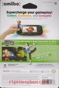 Amiibo: Super Smash Bros.: Wii Fit Trainer  Box Back 200px