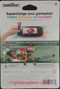 Amiibo: Super Smash Bros.: Little Mac  Box Back 200px