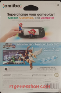 Amiibo: Super Smash Bros.: Pit  Box Back 200px