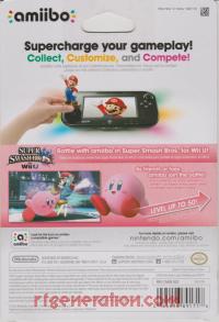 Amiibo: Super Smash Bros.: Kirby  Box Back 200px