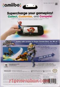 Amiibo: Super Smash Bros.: Sheik  Box Back 200px