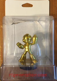 Amiibo: Super Smash Bros.: Mega Man Gold Box Front 200px