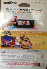 Amiibo: Super Smash Bros.: King Dedede  Box Back 200px