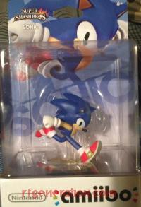 Amiibo: Super Smash Bros.: Sonic  Box Front 200px