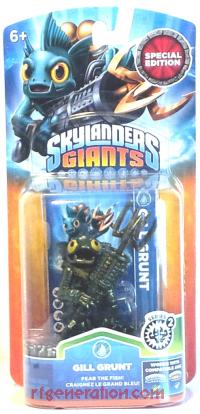 Skylanders Giants: Gill Grunt Metallic Green Box Front 200px