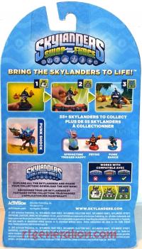 Skylanders Swap Force: Punk Shock Spring Edition Box Back 200px