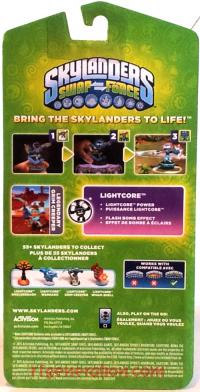 Skylanders Swap Force: Legendary Grim Creeper Lightcore Box Back 200px