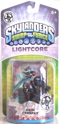 Skylanders Swap Force: Grim Creeper Lightcore Box Front 200px