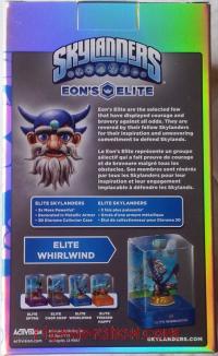 Skylanders Eon's Elite: Elite Whirlwind  Box Back 200px