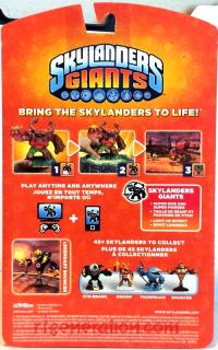 Skylanders Giants: Legendary Bouncer Toys R Us Exclusive Box Back 200px