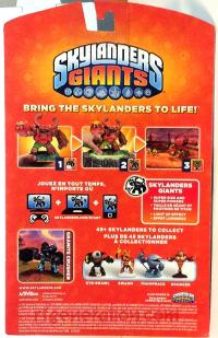 Skylanders Giants: Granite Crusher Target Exclusive Box Back 200px
