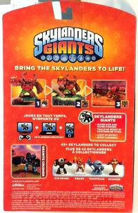 Skylanders Giants: Granite Crusher Target Exclusive Box Back 200px