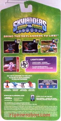 Skylanders Swap Force: Flashwing Lightcore Box Back 200px