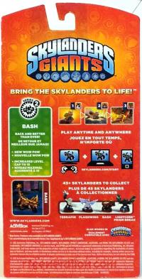 Skylanders Giants: Bash  Box Back 200px