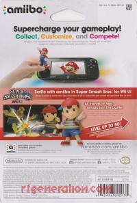 Amiibo: Super Smash Bros.: Ness  Box Back 200px