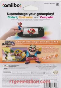 Amiibo: Super Smash Bros.: Wario  Box Back 200px