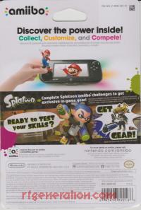 Amiibo: Splatoon: Inkling Boy  Box Back 200px