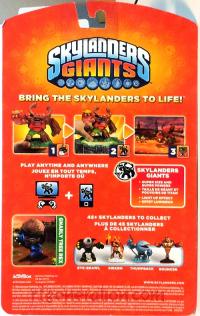 Skylanders Giants: Gnarly Tree Rex  Box Back 200px