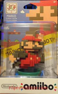 Amiibo: Mario 30th Anniversary: 8-Bit Mario Classic Colors Box Front 200px