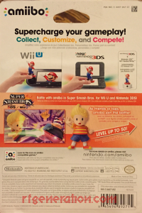 Amiibo: Super Smash Bros.: Lucas  Box Back 200px