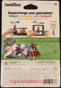 Amiibo: Super Smash Bros.: Roy  Box Back 200px