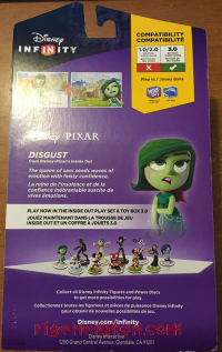Disney Infinity 3.0: Disgust  Box Back 200px