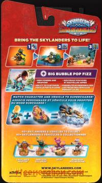 Skylanders SuperChargers: Big Bubble Pop Fizz  Box Back 200px