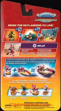 Skylanders SuperChargers: Splat  Box Back 200px