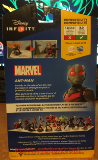 Disney InfINity 3.0: Marvel's Ant-Man  Box Back 200px