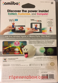 Amiibo: Super Mario Bros.: Boo  Box Back 200px