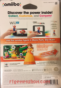 Amiibo: Super Mario Bros.: Daisy  Box Back 200px