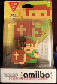 Amiibo: The Legend of Zelda: 8-Bit Link  Box Front 200px