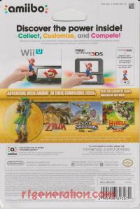 Amiibo: The Legend of Zelda: Ocarina of Time: Link  Box Back 200px