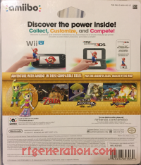Amiibo: The Legend of Zelda: The Wind Waker 2-Pack  Box Back 200px